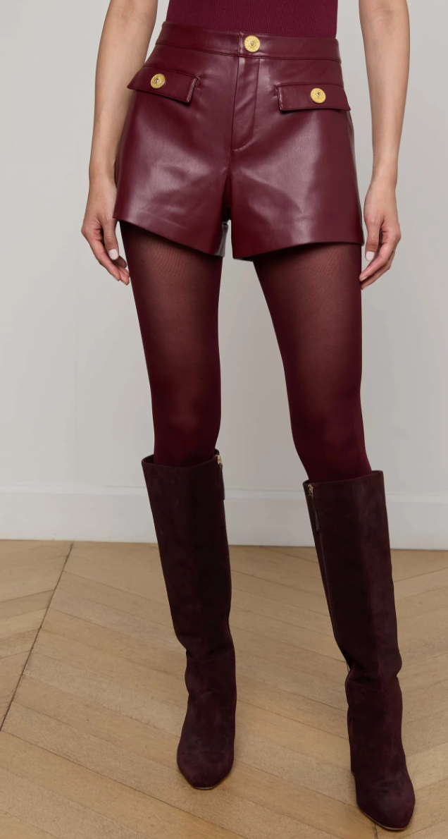 Dionne Faux Leather Short