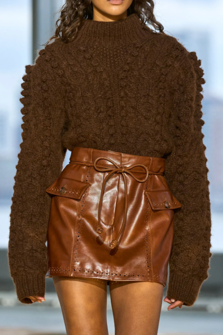 Luna Leather Skirt