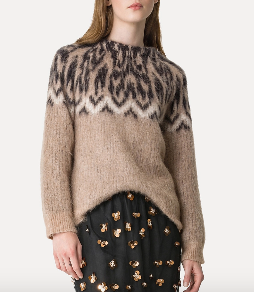 Baby Alpaca Fair Isle Sweater