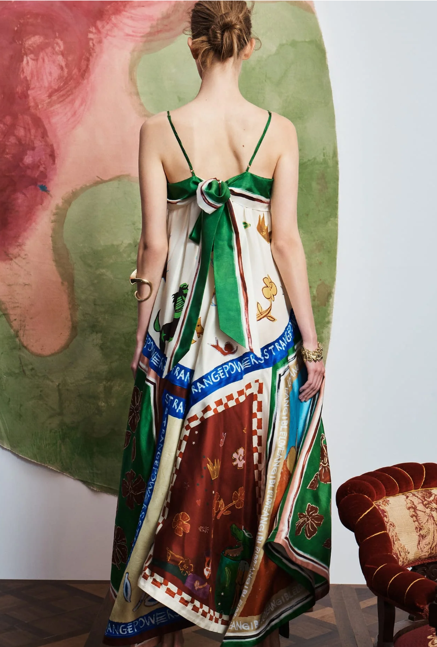 Tangible Love Silk Midi Dress