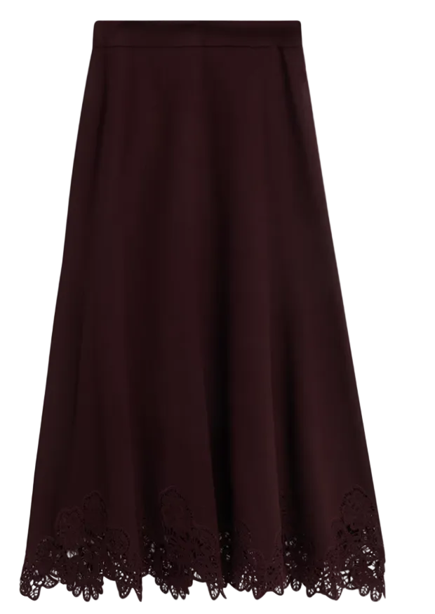 Valiant Merino Lace Skirt