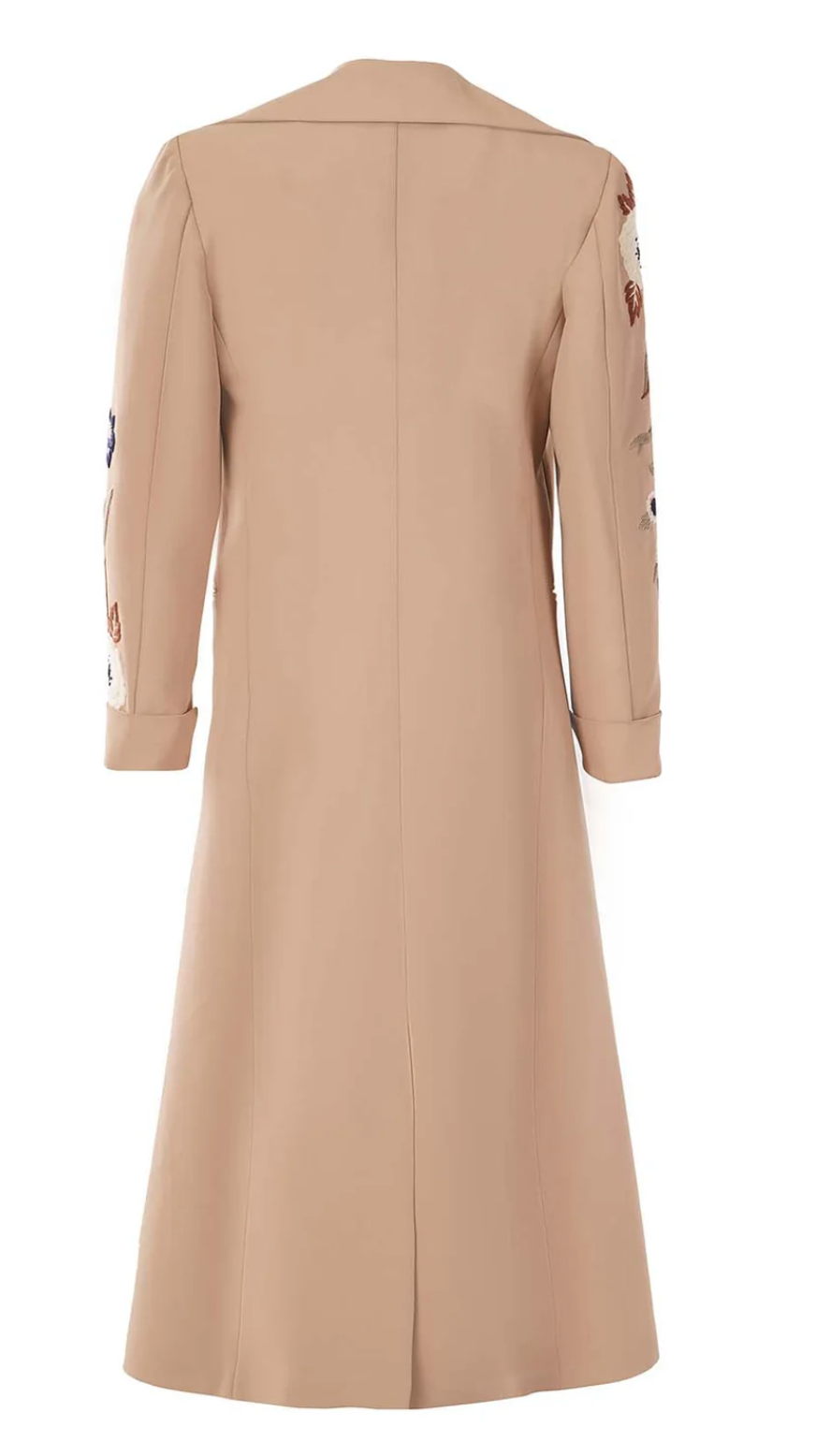 Embroidered Trench - S
