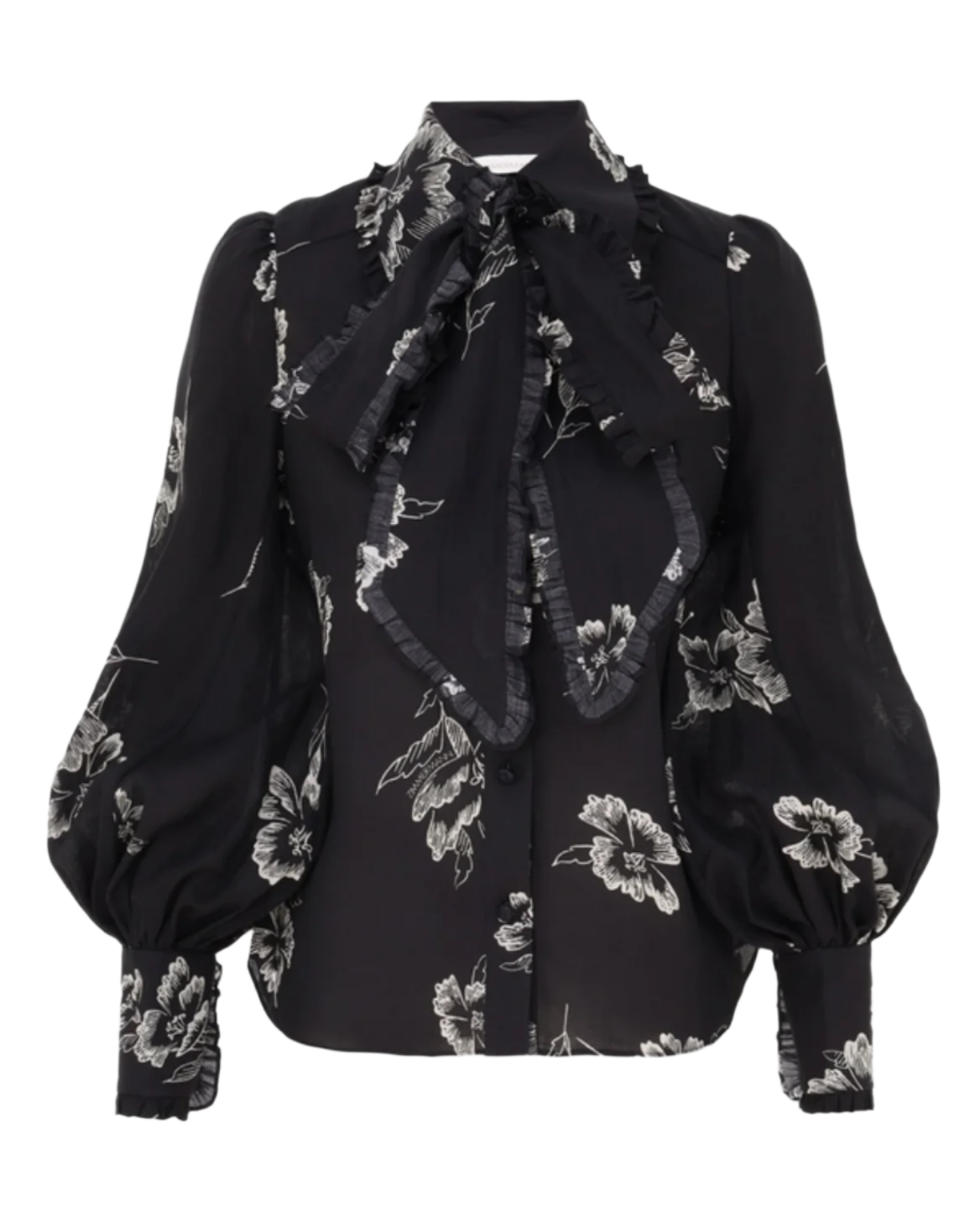 Ruffle Bow Shirt