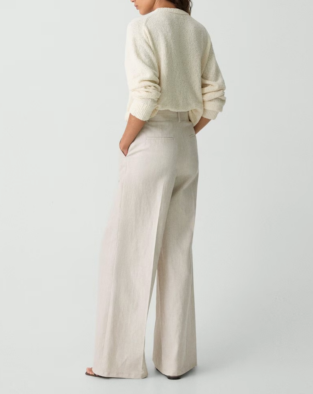 High Waisted Trouser Stripe