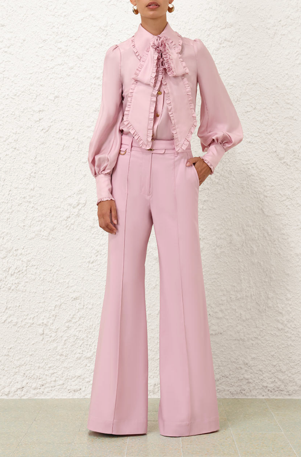 Twill Bow Shirt