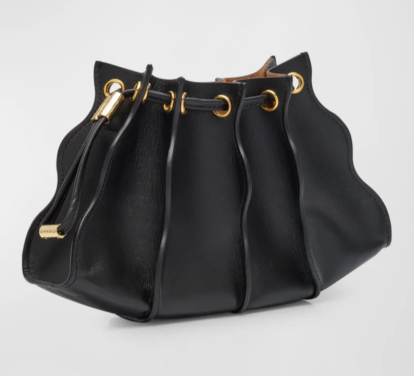Adria Pleated Wave Mini Crossbody