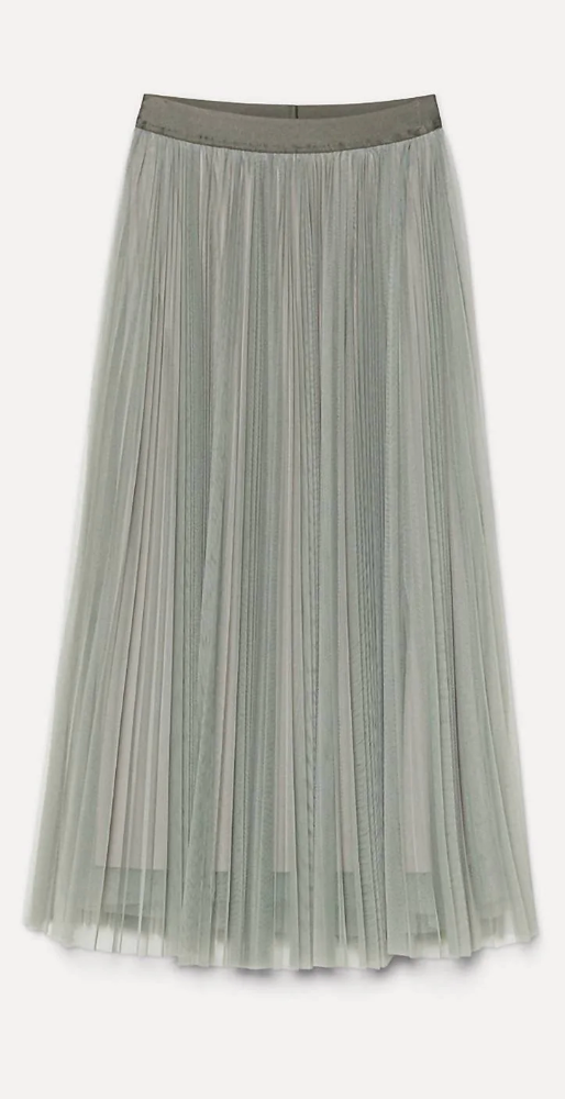Tulle Soleil Pliss' Skirt