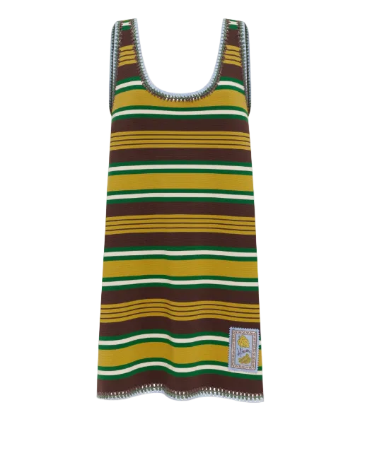 Clover Knit Mini Dress