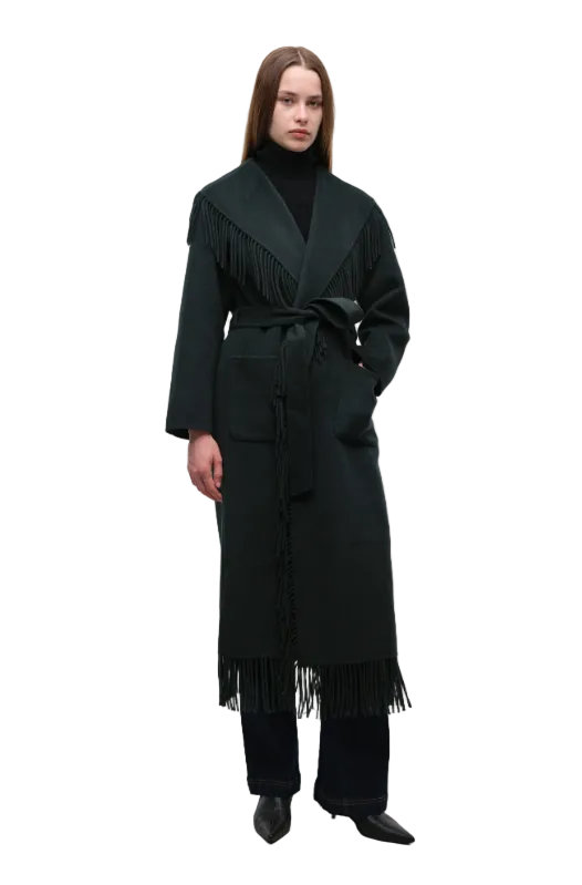 Carrie Fringe Robe Coat