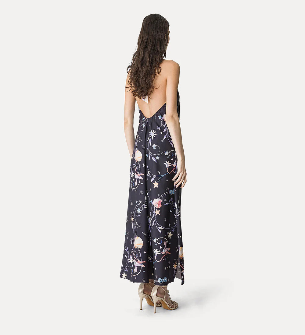 Deliverance Twill Back Neckline Dress