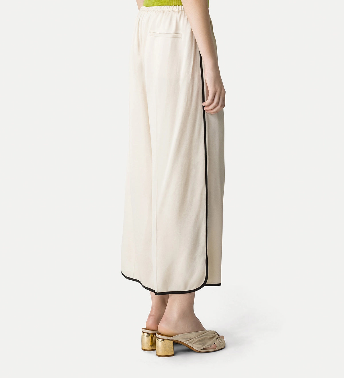 Cropped Trousers Envers Satin